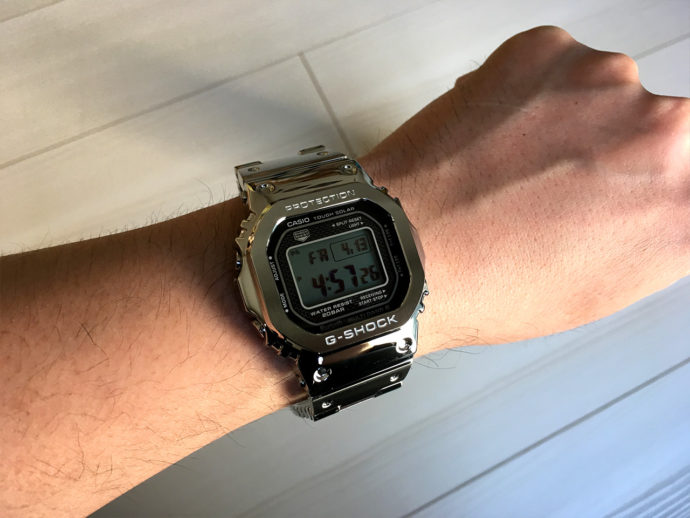 G Shock生誕35周年のカシオが熱い スクエア型初のフルメタルモデル Gmw B5000d 1jf を実機レポート Konfig Media コンフィグ